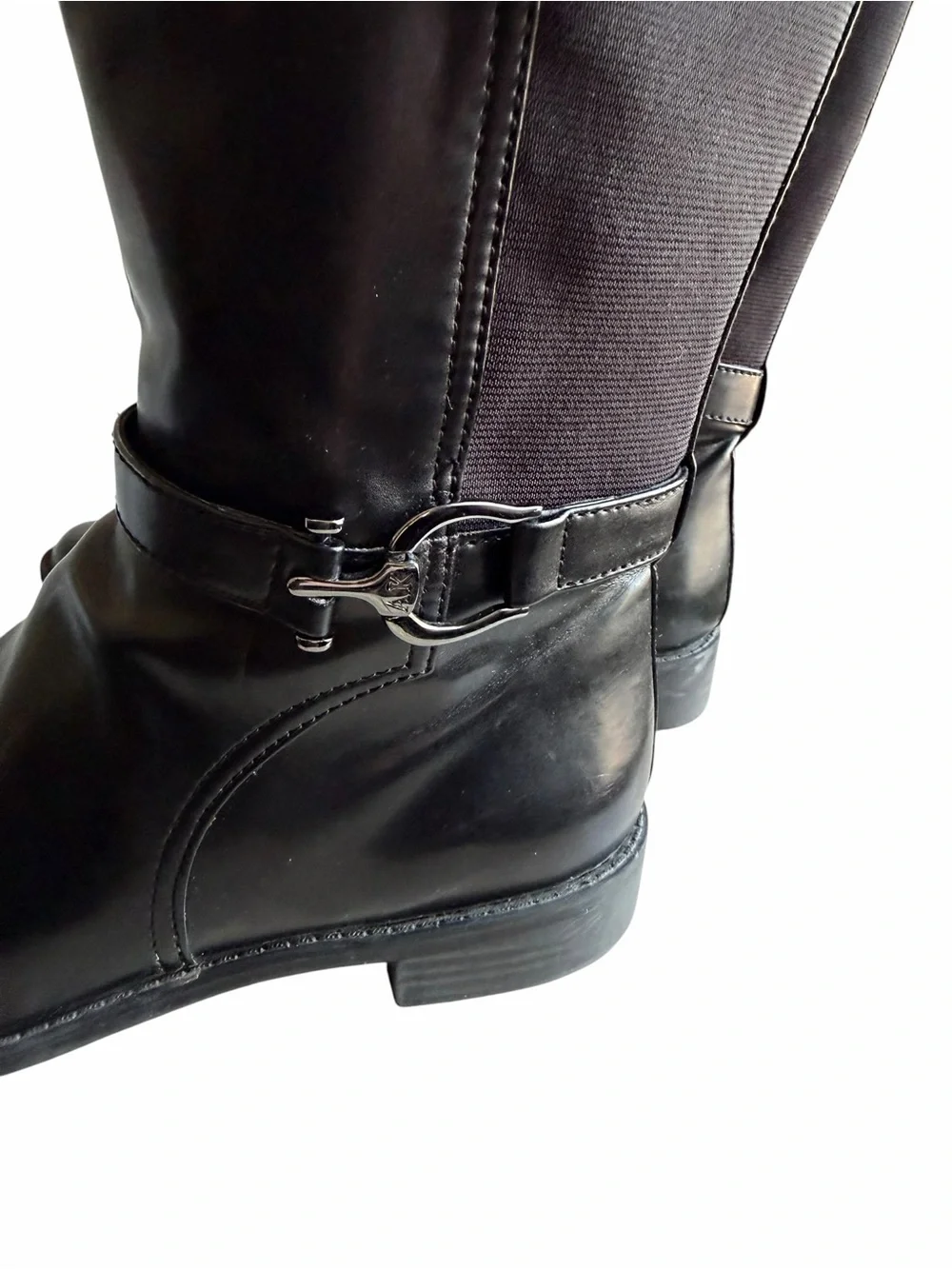 Anne Klein 7.5 US / 5.5 UK Classic Black Knee-High Women's Riding Boots Carlene
